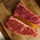 Bison New York Strips | 4 - 10 oz Steaks | Shipping Included | Nebraska Bison
