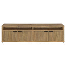 Tabby 79-inch 4-door Engineered Wood TV Stand Media Console Mango