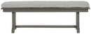 Visola - Bench with Cushion - Gray