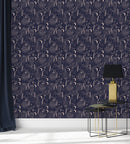 Dark Wallpaper with Hands Contours
