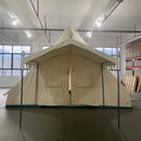 [13X19FT] Extra-Large Heavy-Duty Outdoor Four-Season Glamping Canvas Bell Yurt Tent (SAK45681)