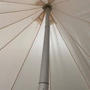 [13X19FT] Extra-Large Heavy-Duty Outdoor Four-Season Glamping Canvas Bell Yurt Tent (SAK45681)