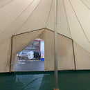 [13X19FT] Extra-Large Heavy-Duty Outdoor Four-Season Glamping Canvas Bell Yurt Tent (SAK45681)