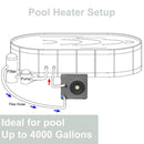 14.8K BTU Premium Above Ground Swimming Pool Heater Pump (SAK97584)