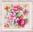 Flower Magic. Peonies 140-001 Counted Cross-Stitch Kit