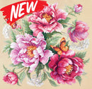 Flower Magic. Peonies Counted Cross Stitch Kit by Magic Needle 140-001