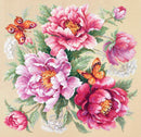 Flower Magic. Peonies Counted Cross Stitch Kit by Magic Needle 140-001