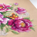 Flower Magic. Peonies Counted Cross Stitch Kit by Magic Needle 140-001