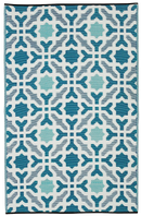 Seville - Multicolor Blue Outdoor Rug for Patio FINAL SALE