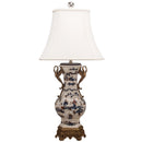 Lovecup Porcelain Swan Vase Table Lamp L098