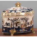 Lovecup Imari Garden Lidded Box L4100