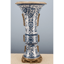 Lovecup Bird Bronze Ormolu Porcelain Vase L158