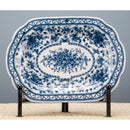 Lovecup Blue White Bouquet Platter Large L4181