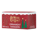 100 Green Ornament Hangers