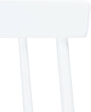 Farmhouse Spindle Back Side Chair White Natural Dining Room