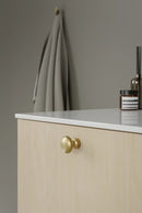 Dark Brushed Gold "Baron" Cup Pull and Knobs