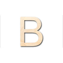 Unfinished Wood Arial Letter B Shape - Craft - up to 46" DIY