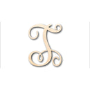 Unfinished Wood Monogram T Shape - Craft - up to 46" DIY