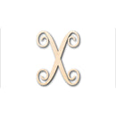 Unfinished Wood Monogram X Shape - Craft - up to 46" DIY