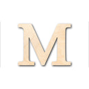 Unfinished Wood Bold Mu Shape - Craft - up to 46" DIY