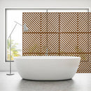 Outdoor & Indoor Privacy Screen Metal Privacy Screen 76' H×48' W, Freestanding Decorative Privacy Screen for Deck Balcony Patio, Privacy Fence Panels for Outside Lawn Garden PS113 BROWN