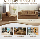 Camel King Size Corduroy Futon Pro Lux Sofa Bed Chaise Lux