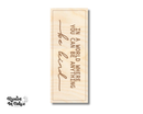 Unfinished Wood Be Kind Bookmark | Engraved | Rooted in Faith | up to 12" DIY
