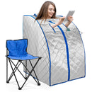 Infrared Heated Personal Sauna with Air Ionizer Generator, 5+ Temperature Levels & up to 30 minutes