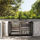 ZLINE 24" Touchstone Dual Zone 44 Bottle Wine Cooler Black Matte Glass Door RWDO-BLM-24