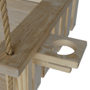 Keystone Amish Co. Twin The Weston Porch Swing Bed, Tractor Red Paint