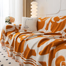 Chenille Sofa Cover Blanket, Couch Cover Blanket Throws for Couches Living Room Furniture Throw Covers