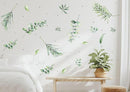 Giant Gray Leaves - Vinyl Nursery Wall Art Decals