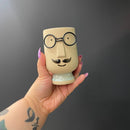 Man Face Planter Ceramic Pot