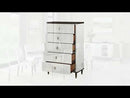 Carena - Dresser With Jewelry Tray - White & Brown
