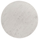 Astoria 2-piece Marble Coffee and End Table Set White