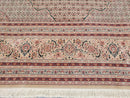 Stunning Oversized Sino Persian Oriental Rug 12x15, Hand Knotted Wool & Silk Palace Sized Carpet, Mahi Pattern, Very Fine, Peach Beige, Wow