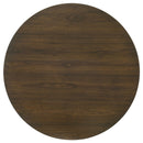 Strouse 47-inch Round Wood Dining Room Table Walnut