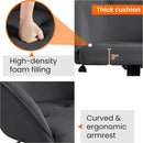 Office Chair Height Adjustable Large Seat Armrests