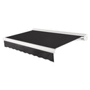 [14X10FT] Awntech Key West Premium Electric Outdoor Motorized Retractable Awning [FCL14/FCR14-SBY] (SAK46935)
