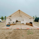 [14X16FT] White Duck Alpha Pro Four Season Wall Tent W/ PVC Floor And Aluminum Frame (SAK51982)