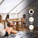 [14X16FT] White Duck Alpha Wall Tent With Heavy-Duty Frame And Bug Mesh Windows (SAK73214)