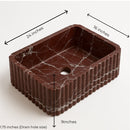 Rosso Marble Sink