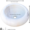 Carrara White Marble Sink