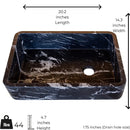 Luxury Black Marble Sink