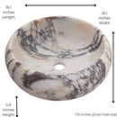 Calacatta Viola Marble Sink