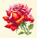 Red Rose Counted Cross Stitch Kit by Magic Needle 150-003