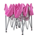 Ainfox 10x10 Feet Pop Up Backyard Canopy Tent, Instant Folding Shelter with 4 Sidewalls and Roller Bag for Party
