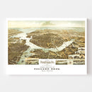 Vintage Map of Norfolk, Virginia 1892