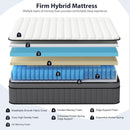 King Size Gel Memory Foam Pocket Spring Hybrid Mattress