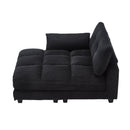 UNITED WE WIN Sleeper Sofa Couch Bed,Oversized Chaise Lounge Chair Cozy Cloud Couch